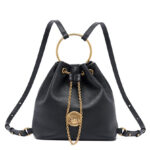 Chloe Small Bracelet Backpack In Grained Leather